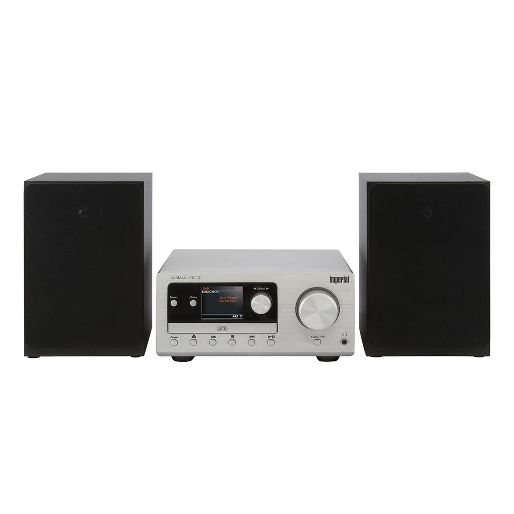 Imperial DABMAN i300 CD, Persönlich, Analog & Digital, DAB+, FM, 87,5 - 108 MHz, 174 - 240 MHz, 40 W