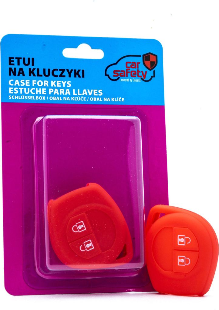 EINPARTS Schlüsseletui EPKC30 RED für OPEL AGILA (A) (H00) Silikon Blisterpack