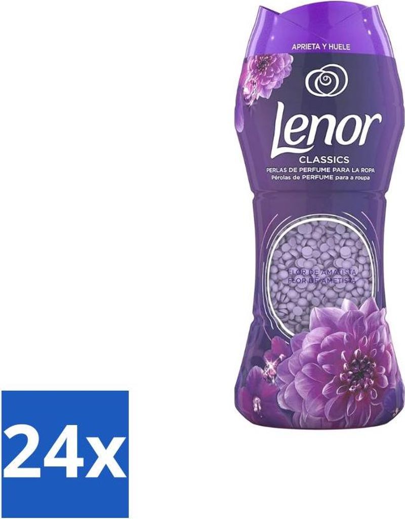Lenor Unstoppables – Duftverstärker – Amethyst – 210 g - Vorteilspack - 24 Stücke