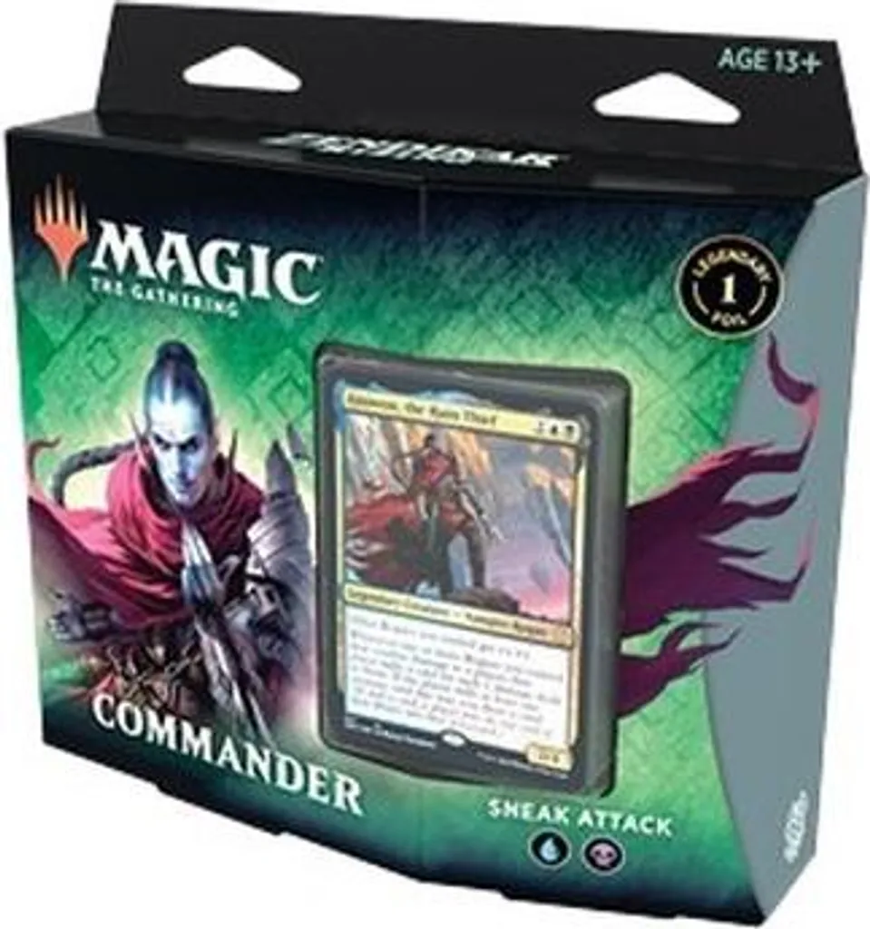 Deck Commander Magic préconstruit de 100 cartes pour jouer sans attendre