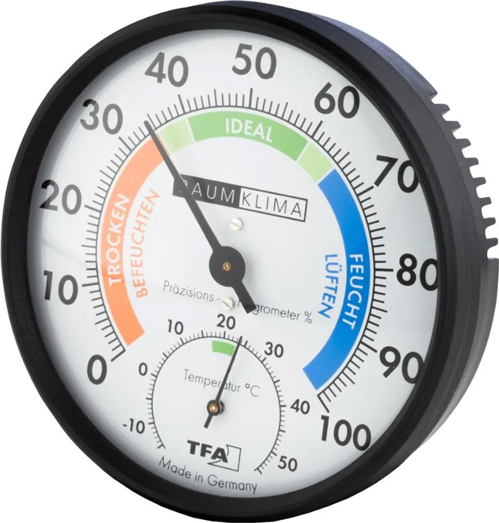 Hygromètre analogique à cheveux synthétiques Klimatest TFA 45.2030