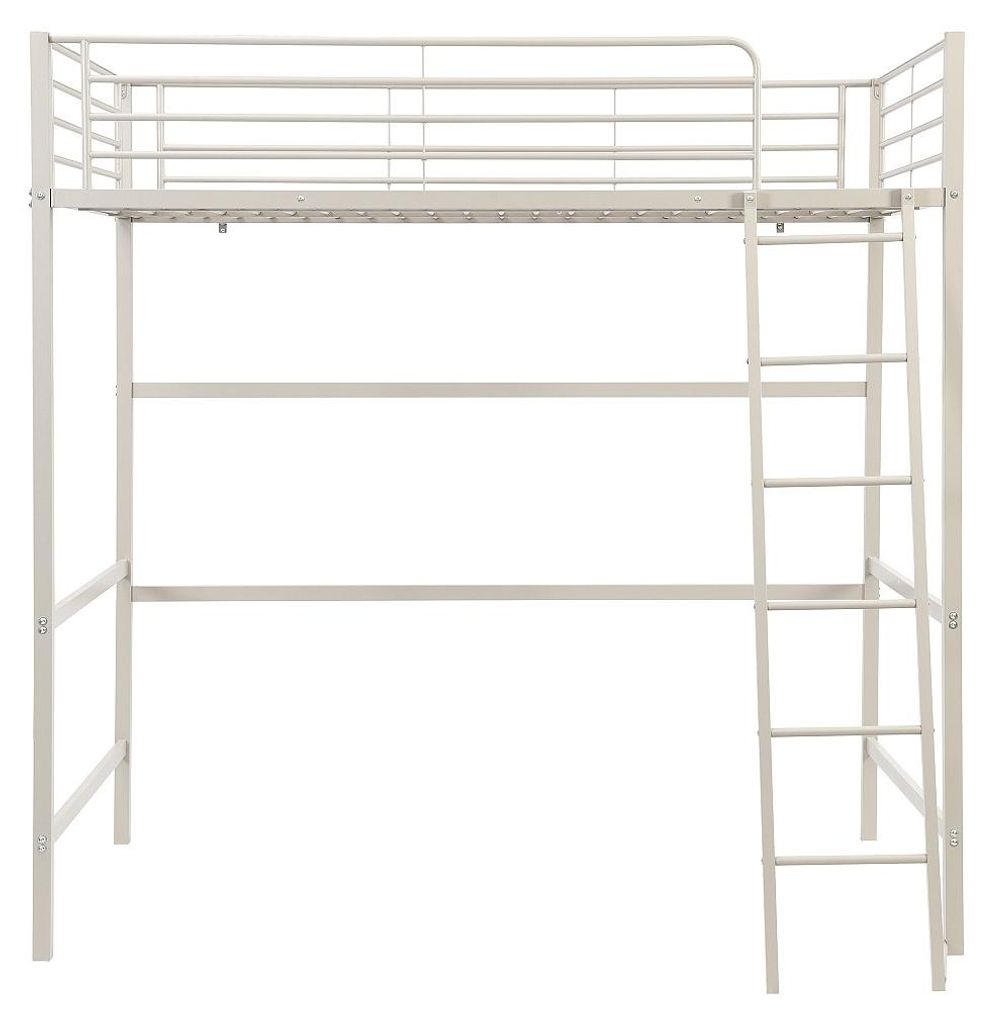Hochbett 120 x 190 cm – Metall – Beige – METARELO Produktbild 
