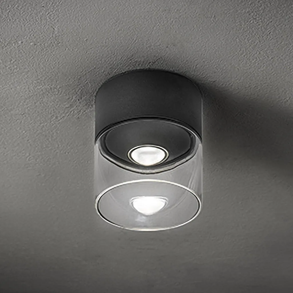 Plafonnier LED Anti-Humidité IP65 pour Zones Difficiles Aluminium Gris