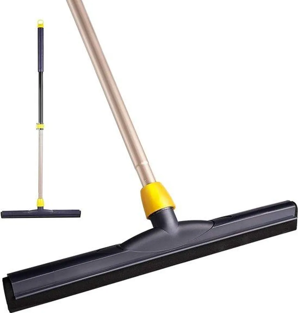 Balai long 137 cm fini le mal de dos pour nettoyer carrelage et vitres