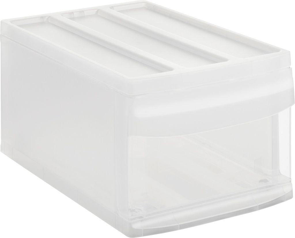 Rotho Schubladenbox Mono Systemix M 1 Schub transparent Produktbild 