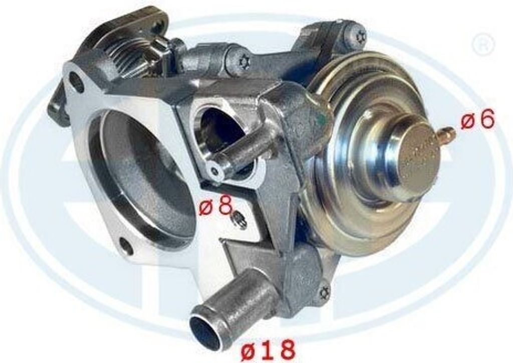 ERA 555090A AGR-Ventil mit Dichtungen für FIAT Ducato Kastenwagen (250, 290) Abgasrückführungsventil