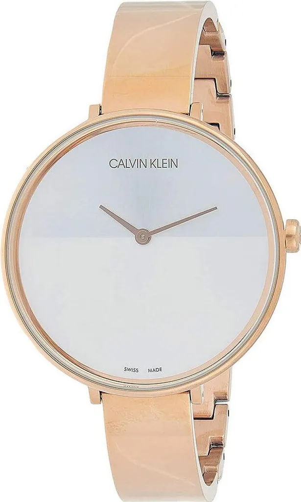 Montre femme Calvin Klein RISE 38 mm en acier inoxydable et cadran gris