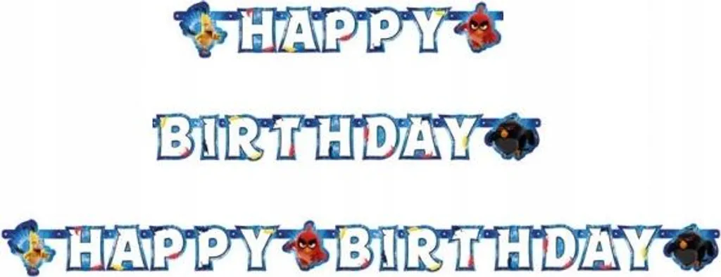 Décoration murale Angry Birds pour fête d'anniversaire thème gaming
