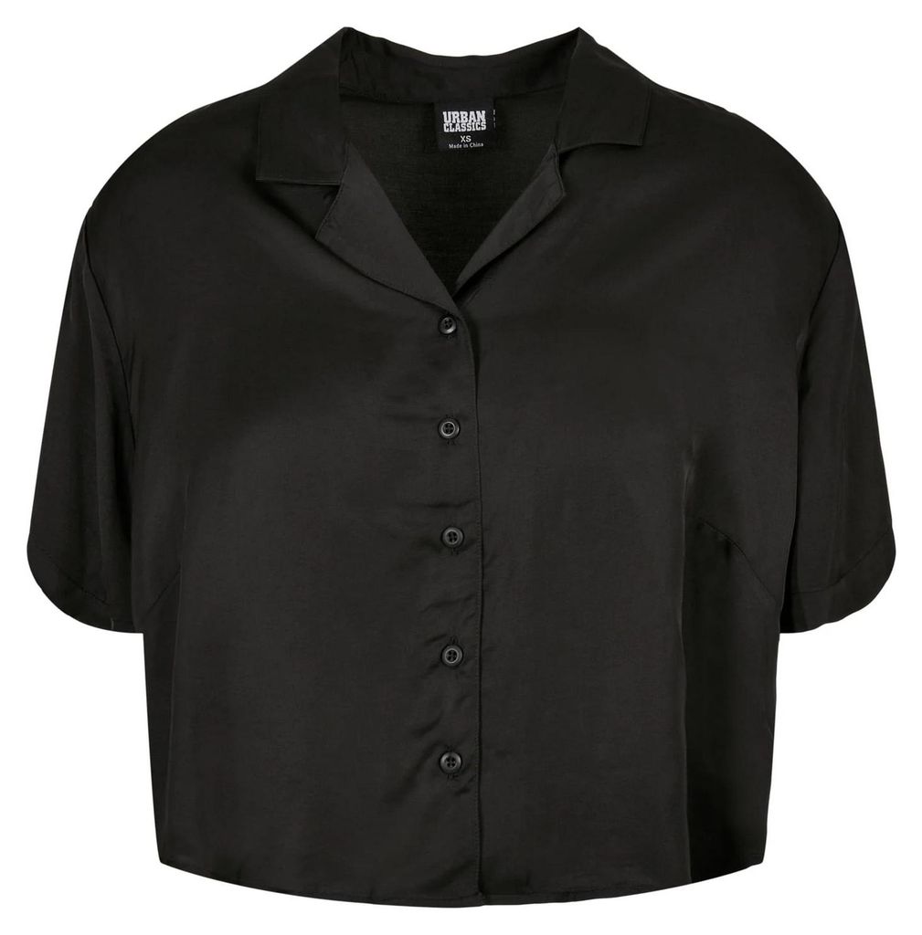 Urban Classics - Resorthemd für Damen TN539 (5XL) (Schwarz)