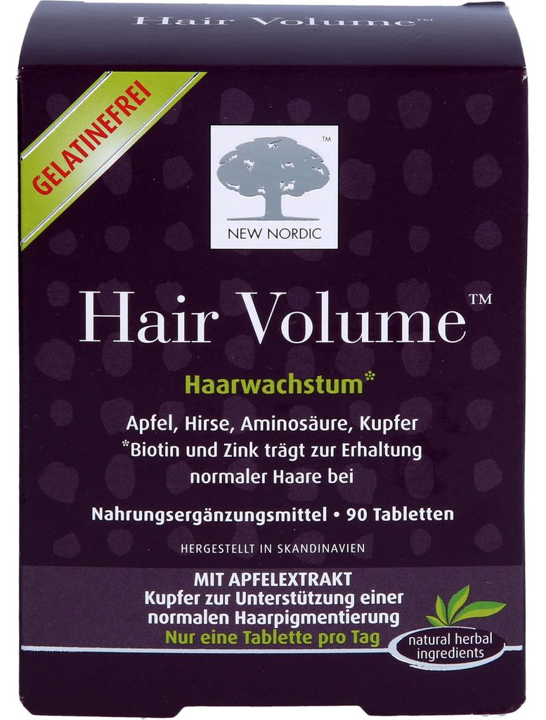 NEW NORDIC Hair Volume Haarwachstum Tabletten, 90 St. Produktbild 