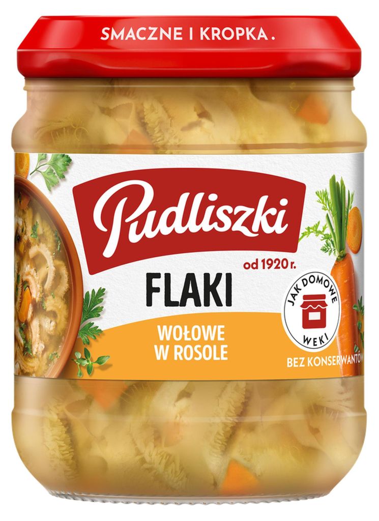 Rundvleesballen in bouillon, PUD, 450 g Productafbeelding 