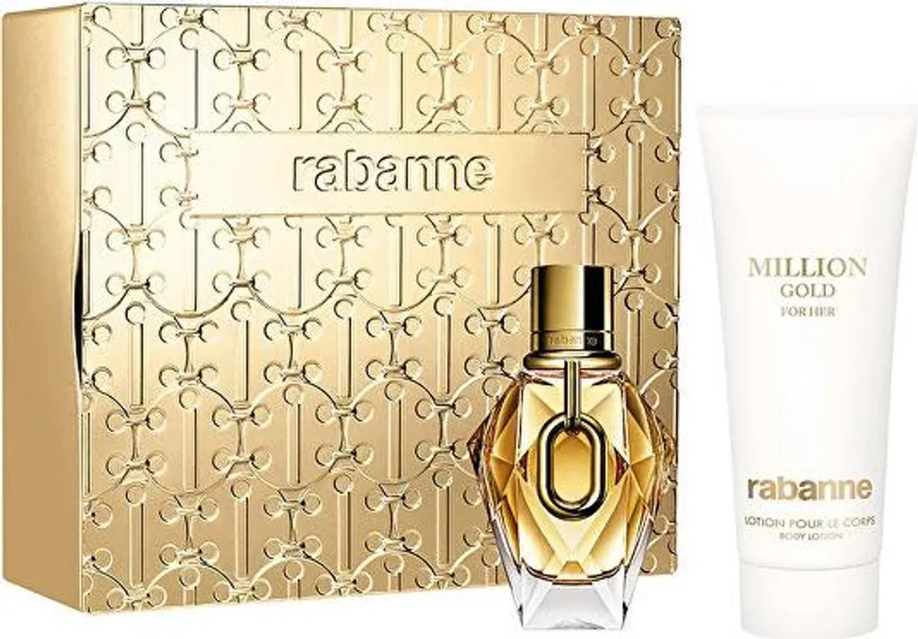 Regalo Perfetto: Rabanne Million Gold For Her Set EDP + Body Lotion - 4