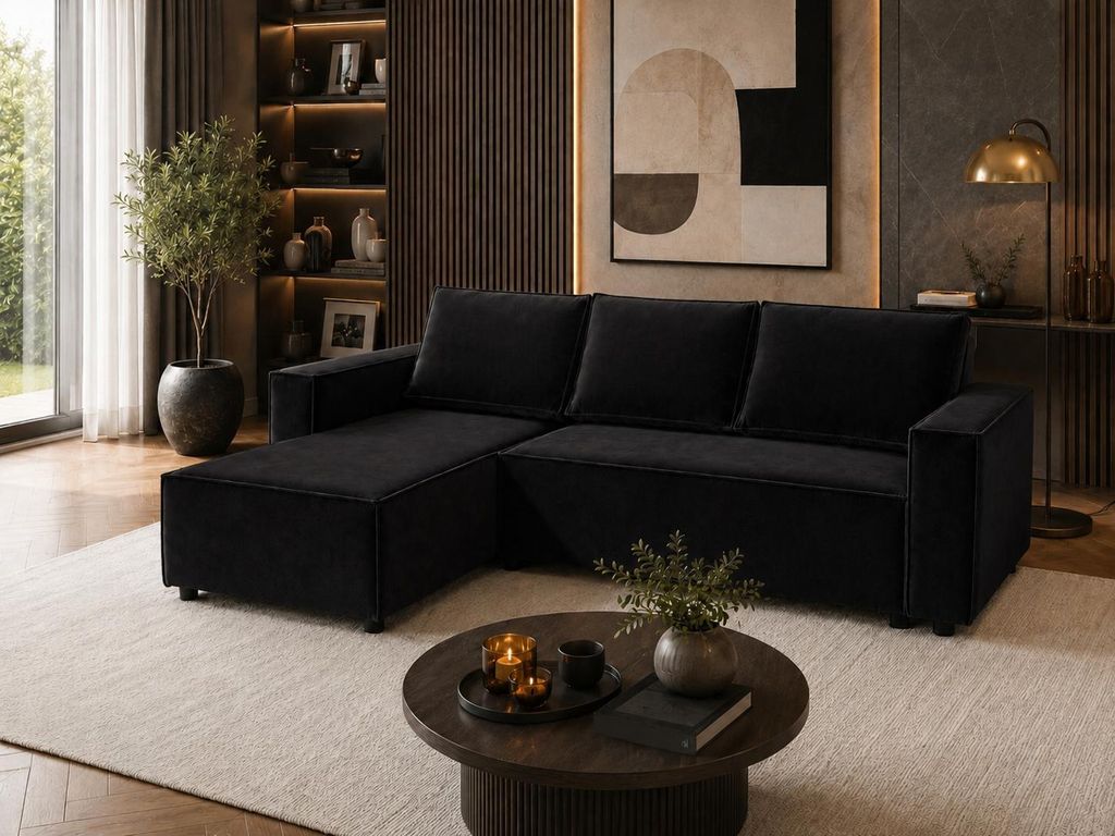 FurMeb24 Modernes Ecksofa LINO L-Form 230 x 140 cm Links Produktbild 