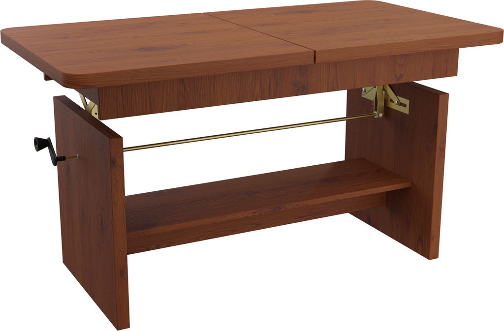 MINIO go for it, Tisch “Janek” 116-156 cm, klappbar, 100-jährige Eiche Farbe