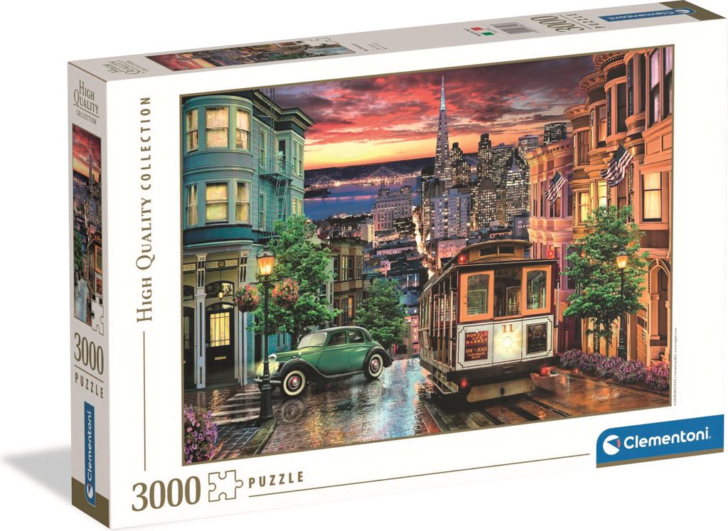 Vysoce kvalitní kolekce - 3000 dílků puzzle - San Francisco Obrázek produktu 