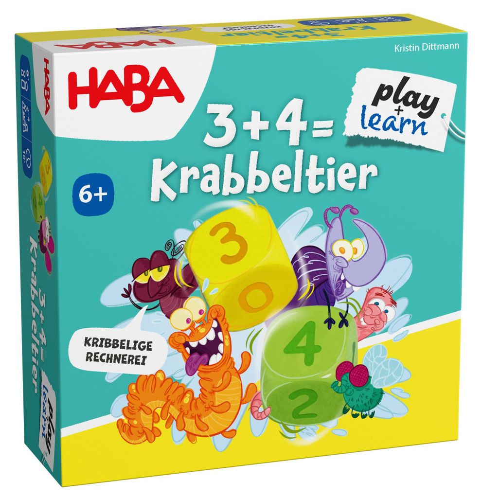 Habermaass GmbH & Co. KG: 3 + 4 = Krabbeltier Productafbeelding 