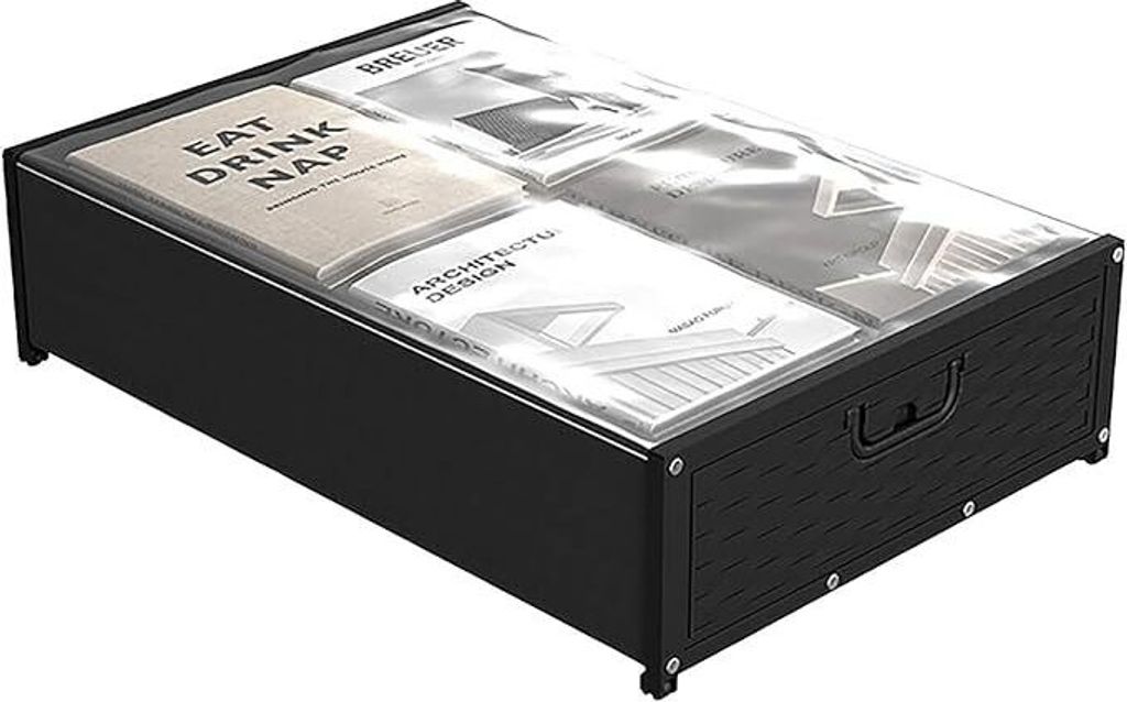 Atmungsaktive Bettboden Aufbewahrungsbox, große Kapazität Kleidung Aufbewahrungsfach, platzsparende Schlafzimmer Essentials