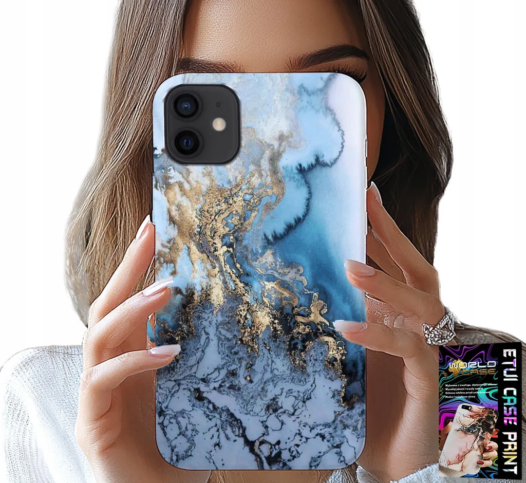 Custodia iPhone 13 Mini Design Marmo - L'Eleganza del Vetro Temperato