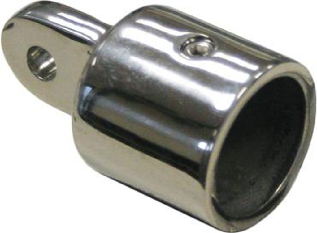 Endkappe für Rundrohr Ø 22 mm Edelstahl V4A Produktbild 