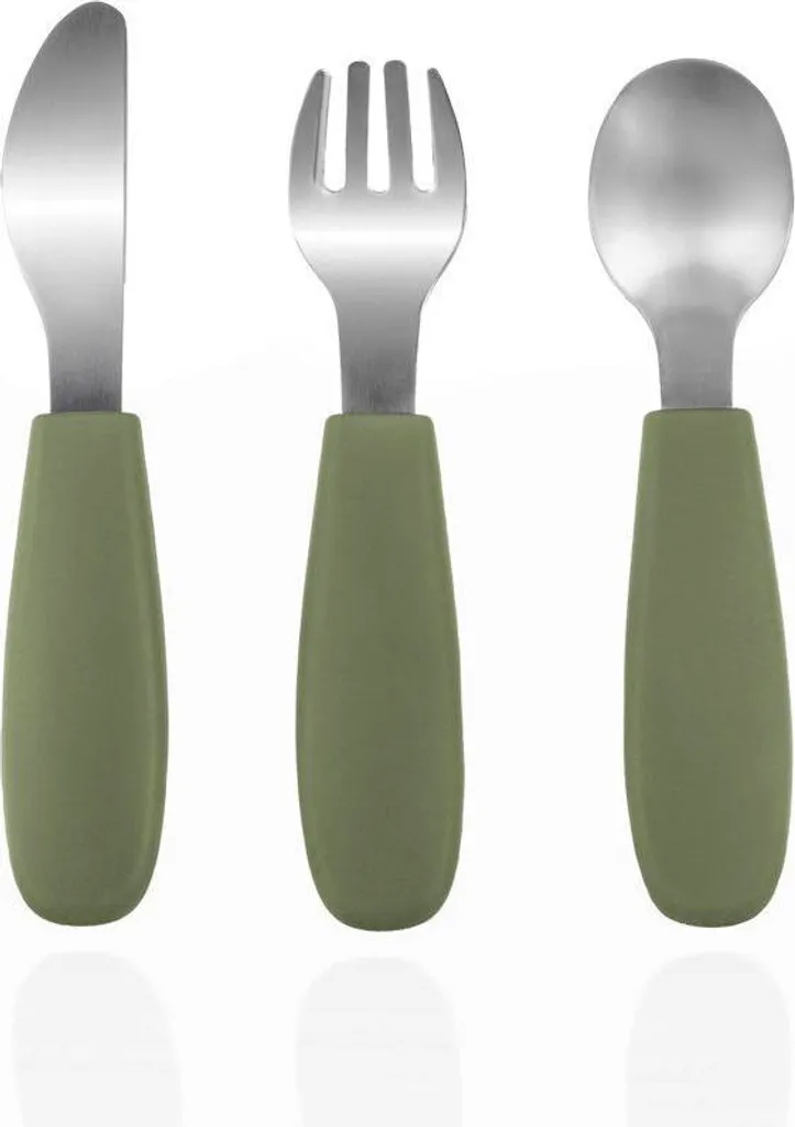 Offerta Posate ZOPA Bambini Verde Bosco - Qualità da Negozio Specializzato