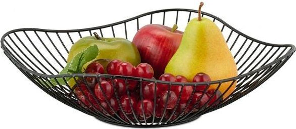 Dekorative Obstschale aus Metall