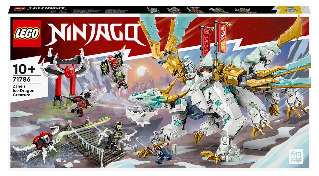 Lego Ninjago 71786 Drago Di Ghiaccio Di Zane 2In1 Immagine del prodotto 