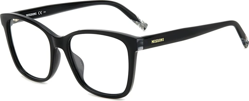 Lunettes de vue Missoni Femmes Noires Monture Rectangulaire MIS 0135/G