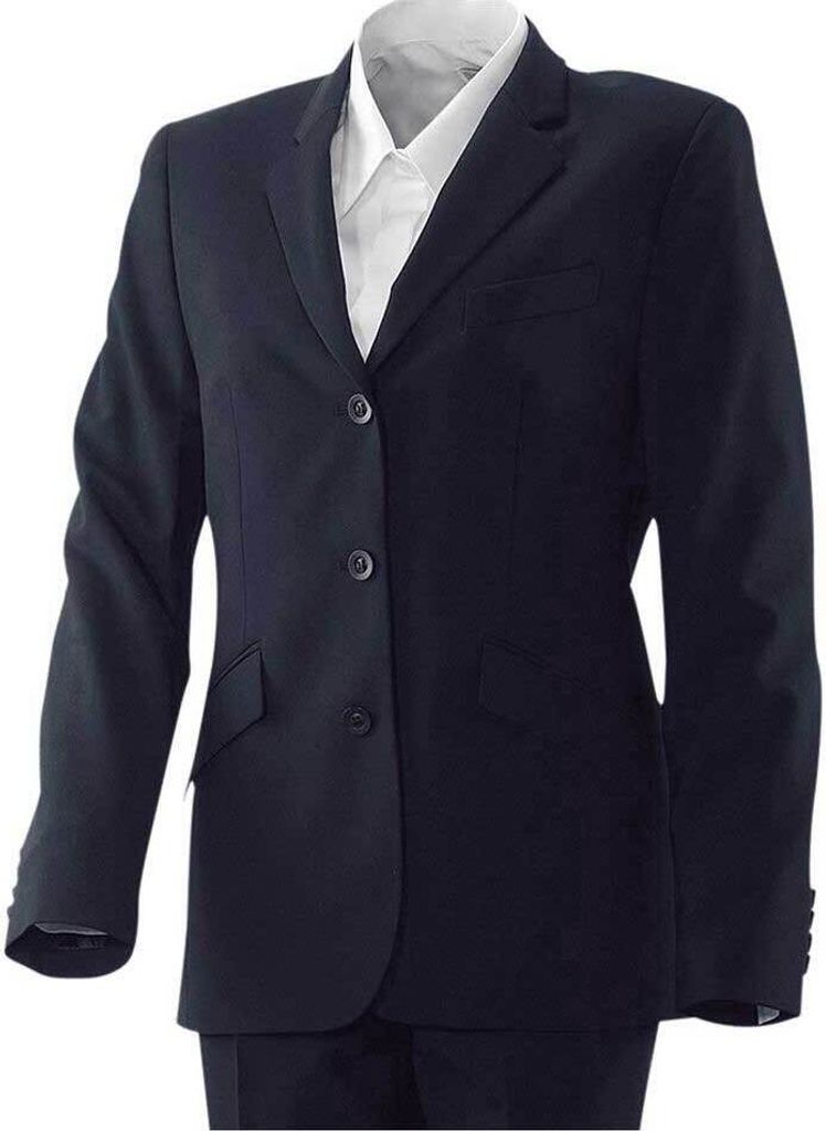 Damenblazer lang Fb. navy Gr. 40 : 40 : 53% Polyester 43% Produktbild 