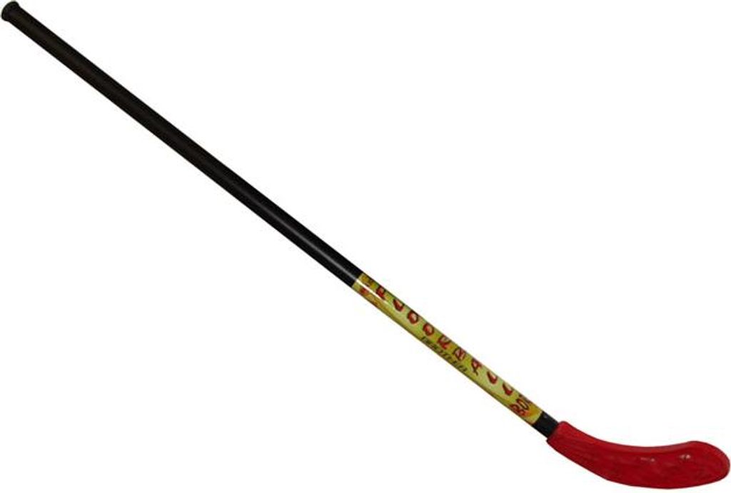 Floorballschläger gerade rot 90 cm rot
