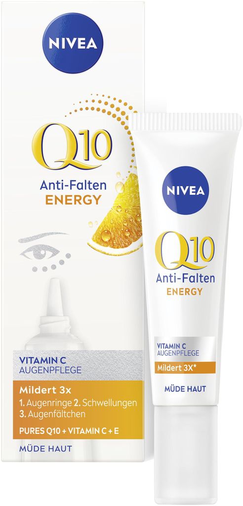 NIVEA 84234 NIVEA Q10 Anti-Falten ENERGY Augencreme 15,0 ml Obrázok produktu 