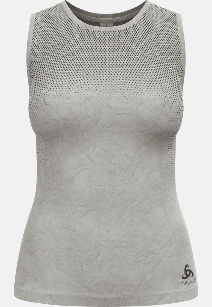 Ärmelloser Performance Light Base Layer mit Rain-Dye-Effekt, Damen - Odlo, Farbe:19600 vetiver, Größe:XL