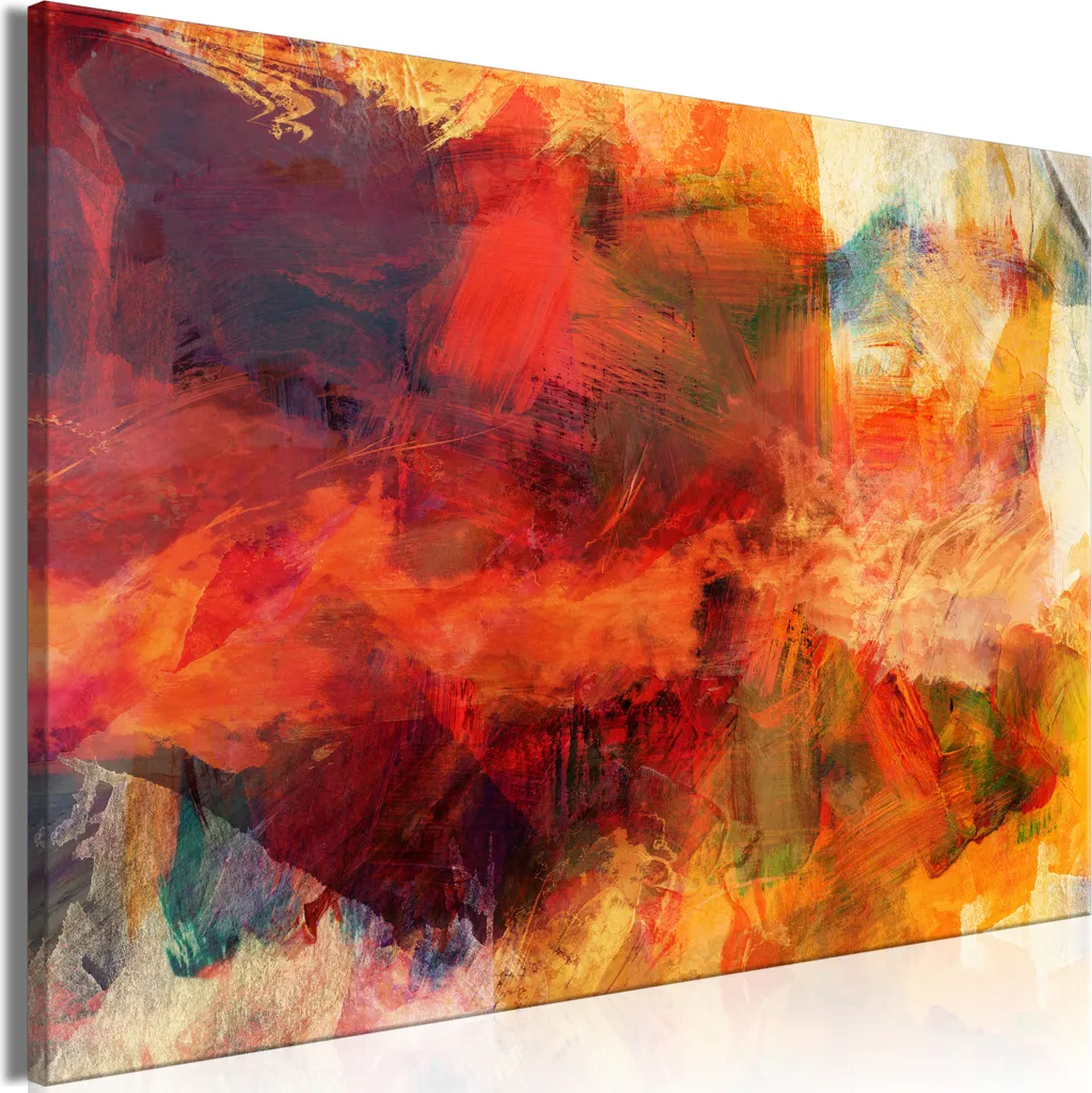 Quadro Grande 120x80 Esplosione Colori Selvaggi - Arte Astratta Canvas