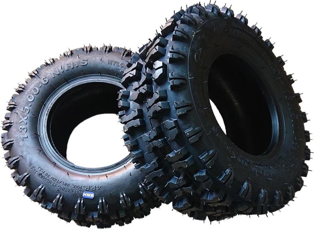 2 x Reifen 13x5.00-6 13x5-6 für Kinderquad Schneeräumer Produktbild 