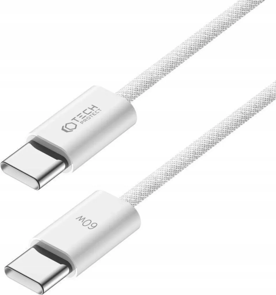 Tech-Protect Ultraboost Classic Cavo Type-C Pd60W/3A 100Cm Bianco - 2