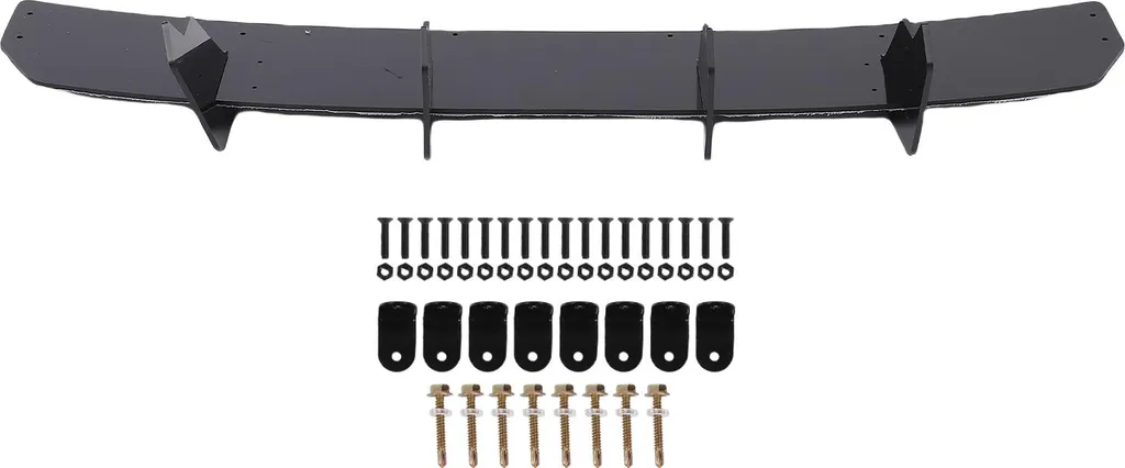 Diffuseur Arrière Anti-Turbulences Noir Brillant pour 8Y Hatchback 2024