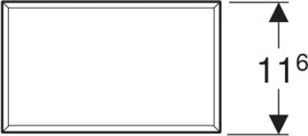 Boîte de rangement Geberit compacte 19,3 cm, plastique robuste blanc - 3