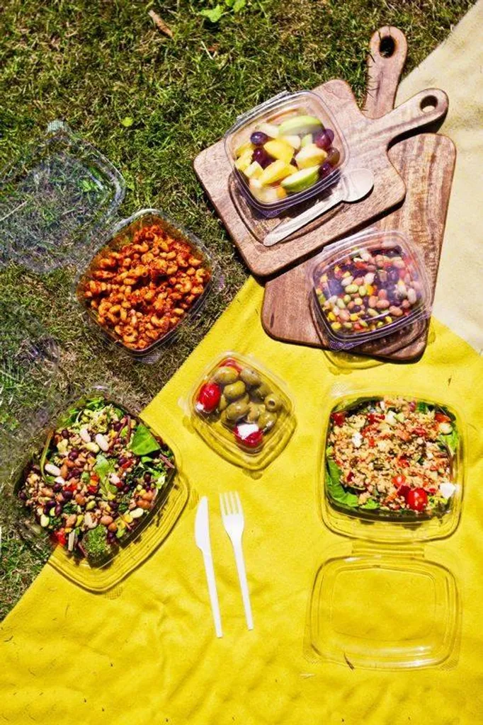 Récipient pour vente à emporter en PLA 250ml pour snacking et lunch