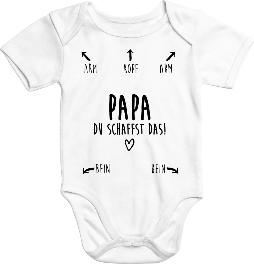Baby Body Papa du schaffst das kurzarm