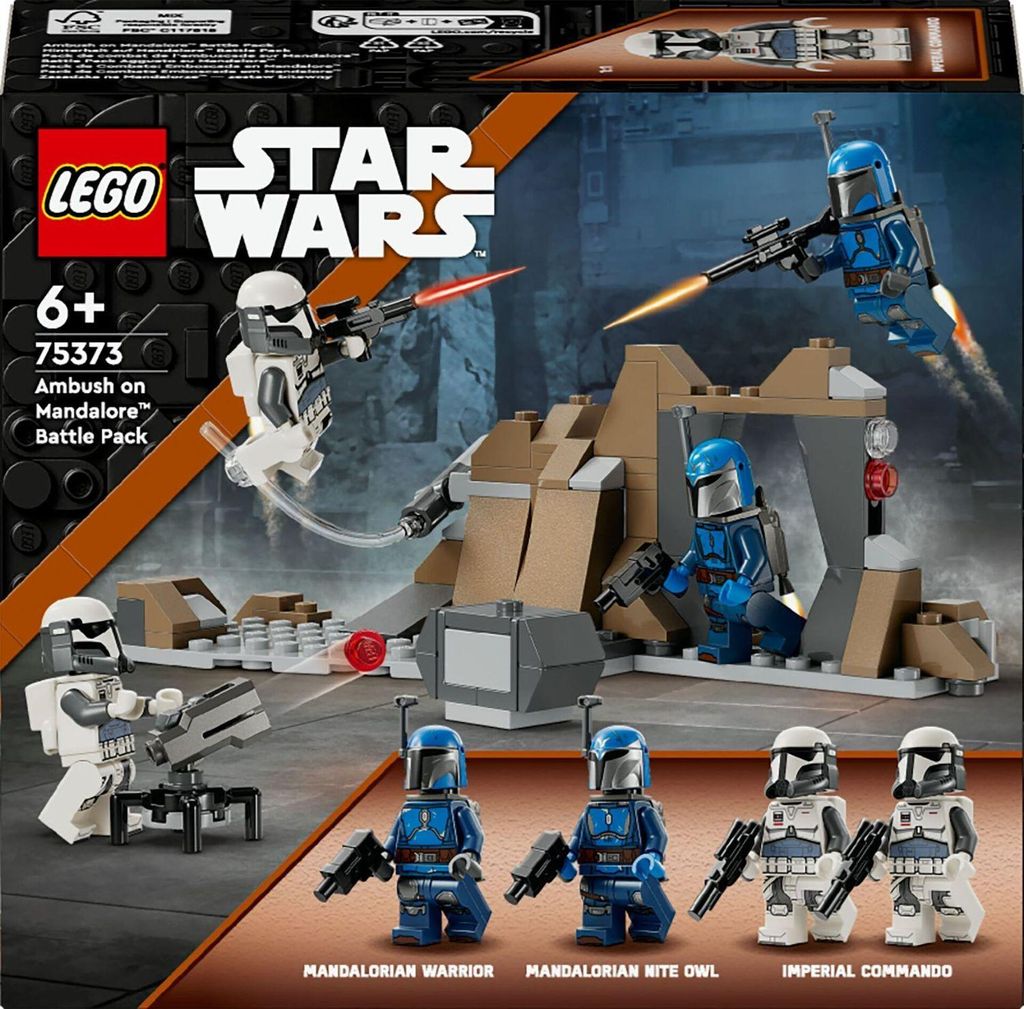 LEGO Star Wars The Mandalorian Pack de Combat Emboscade Image du produit 