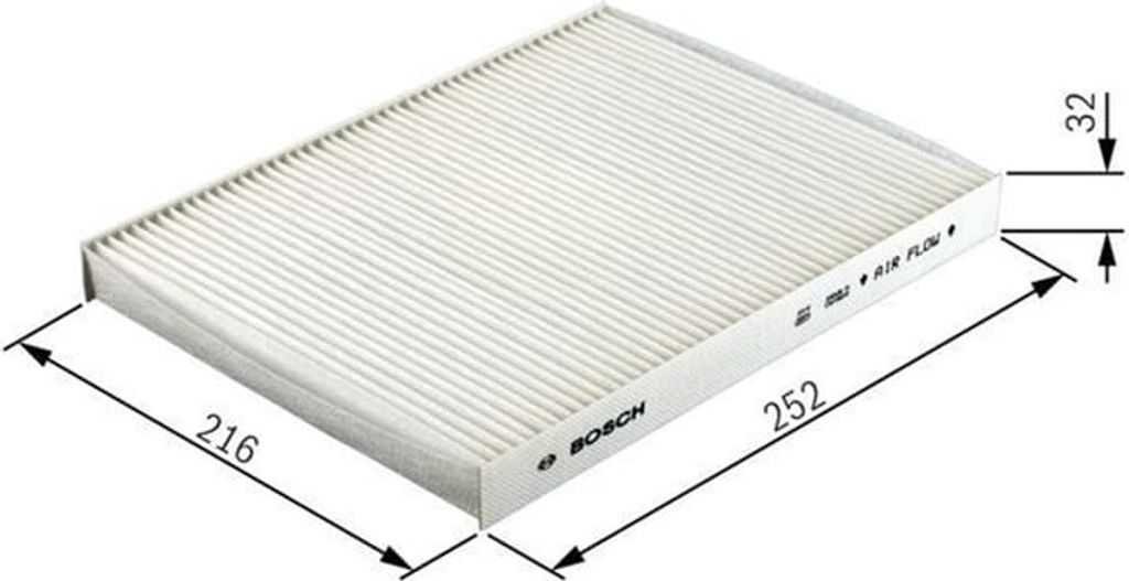 Bosch Filter, Innenraumluft  1 987 432 057 Produktbild 