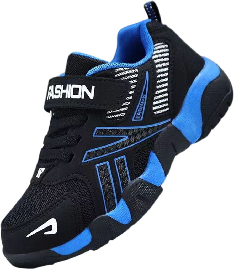 ASKSA Kinder Turnschuhe Jungen Maedchen Sportschuhe Leicht Laufschuhe Outdoor Sportschuhe Sneaker Atmungsaktiv Kinderschuhe,Koenigsblau,35