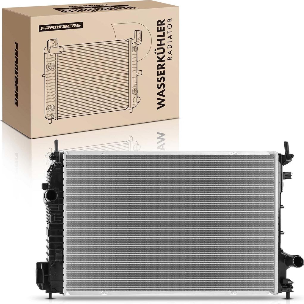 Frankberg 1x Kühler Wasserkühler Motorkühler für Saab 9-3 1.9 TTiD 2007-2015