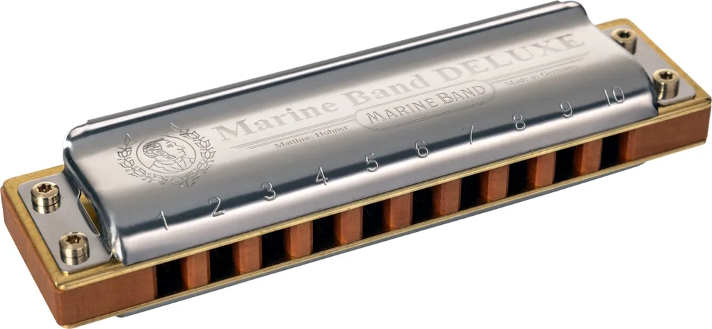 Harmonica Hohner Marine Band Deluxe Do - Idéal pour Scène et Studio
