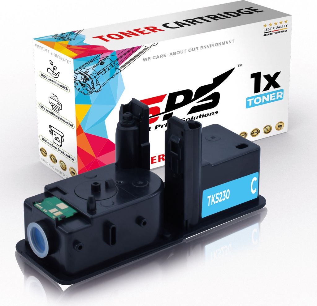 1x Toner TK-5230C TK-5230C Cyan kompatibel für Kyocera Ecosys P5021