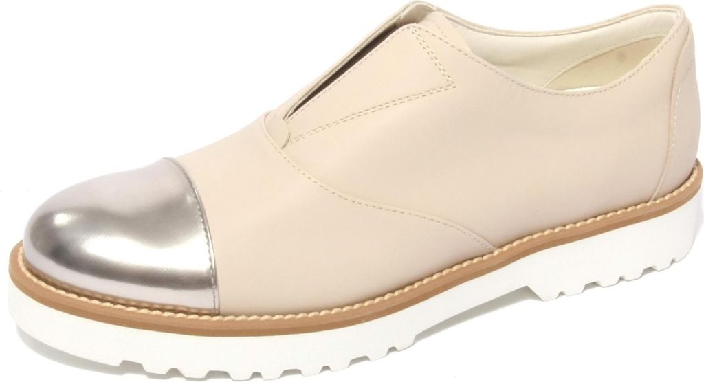 B0661 sneaker donna HOGAN ROUTE slip-on beige Schuh Frau