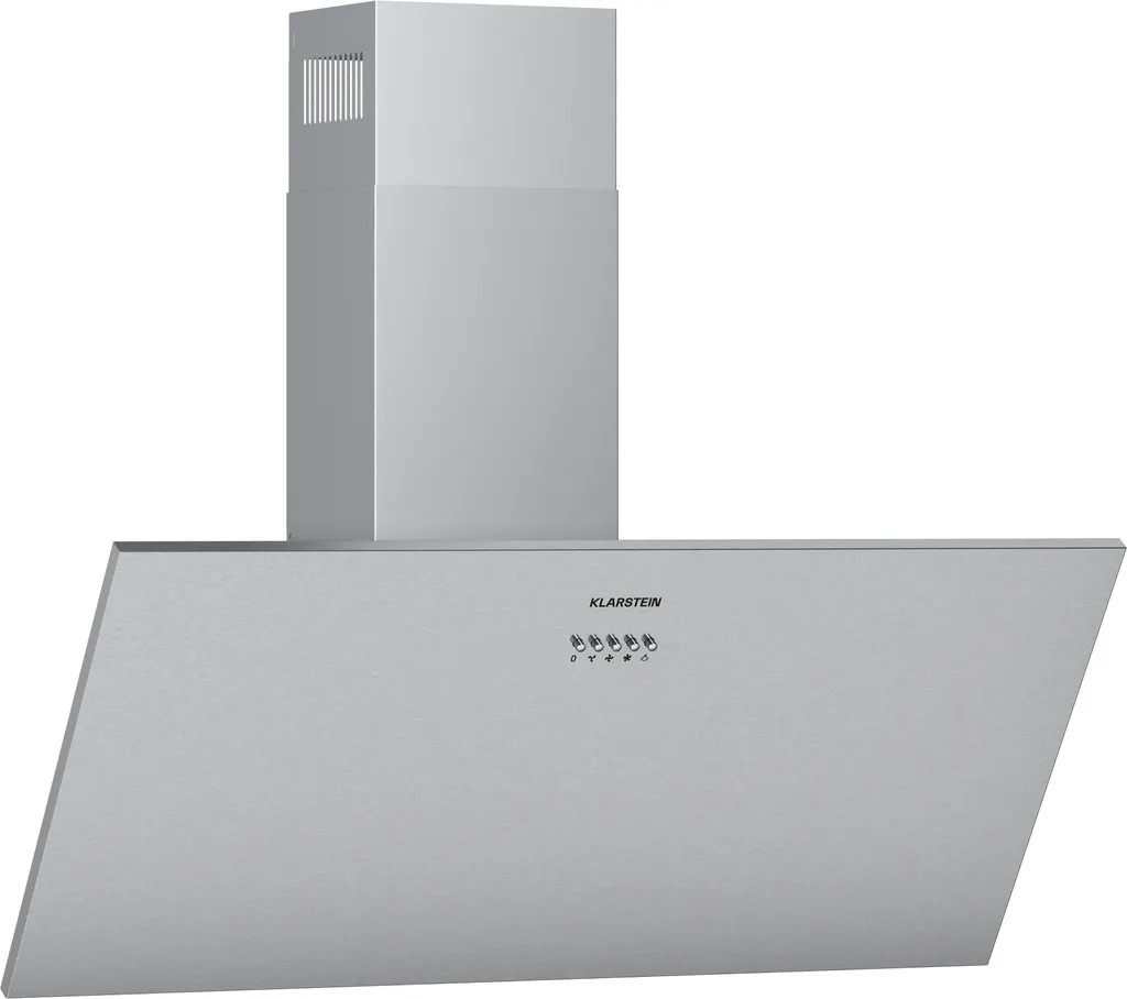 Hotte aspirante puissante pour grande cuisine 90cm Klarstein Silver