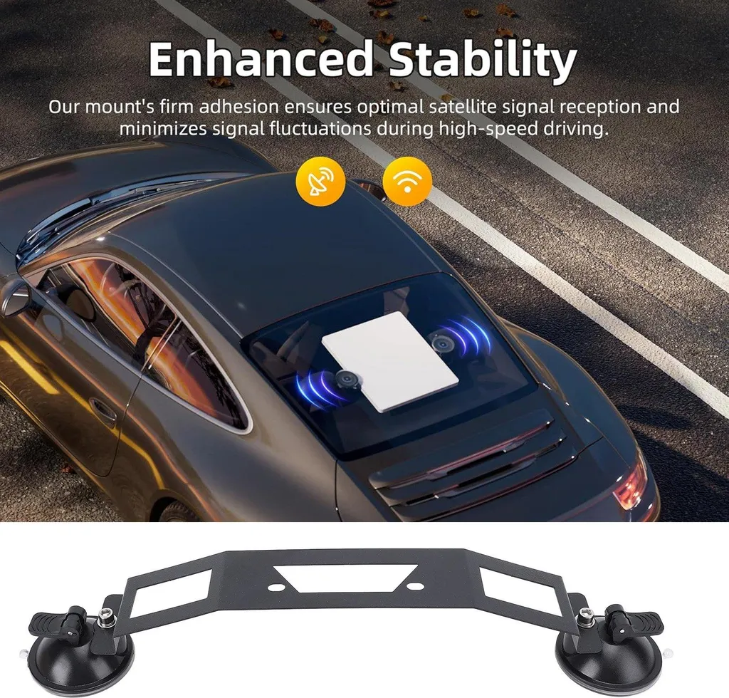 Kit d'installation support voiture portable avec ventouse satellite - 5