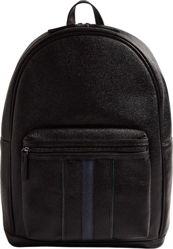 Ted Baker Laptoprucksack Rucksack mit Laptopfach Keviin Stripe Backpack Black schwarz