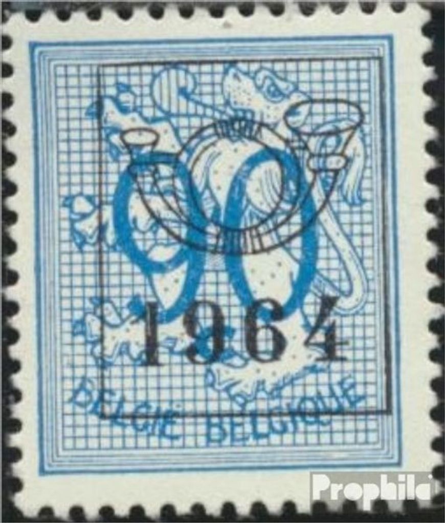 Briefmarken Belgien 1951 Mi 896x A V II Vorausentwertung postfrisch Ziffern und Löwe