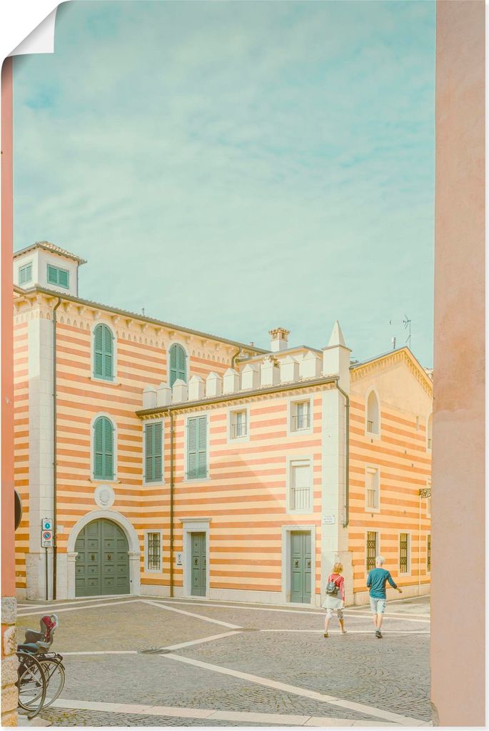 ARTland Poster Piazza Mazzini Größe: 80x120 cm